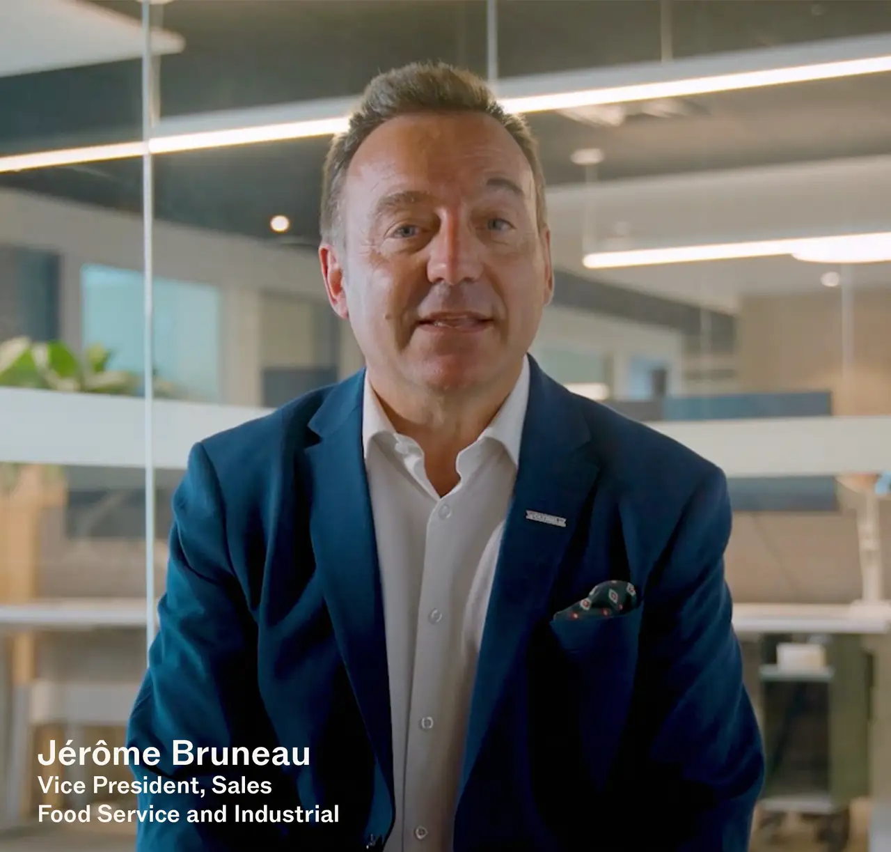 Jérome Bruneau, Food service and industrial sales vice president
