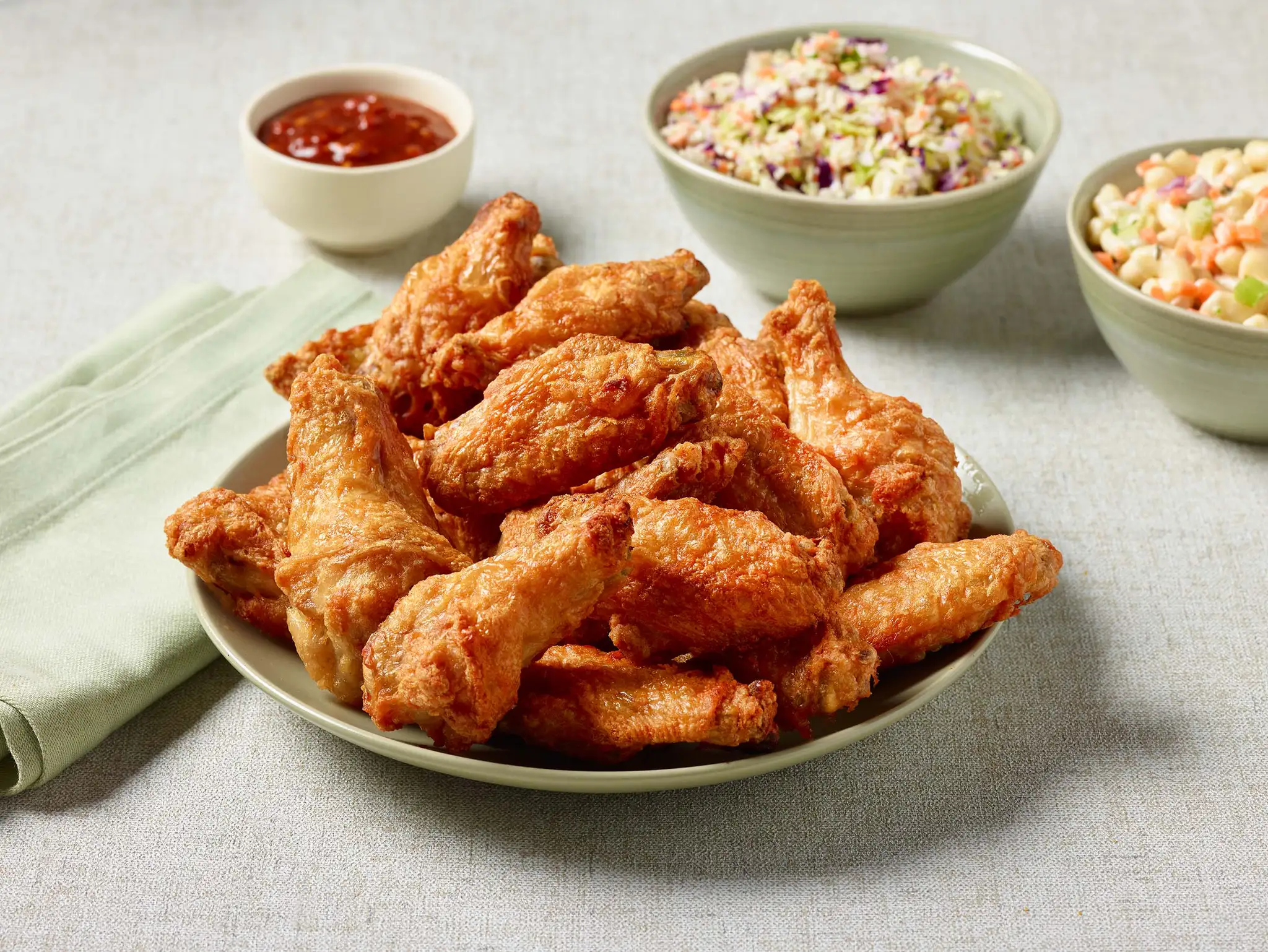 Ailes de poulet croustillantes sans gluten avec panure de tapioca