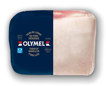 Tiers de longe de porc désossée