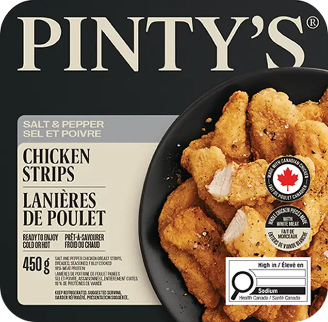 Lanières de poulet sel et poivre