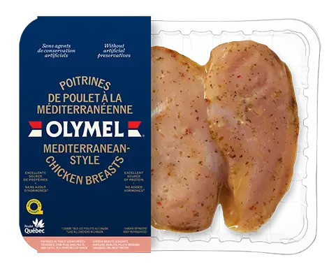 poitrines de poulet mediterraneenne