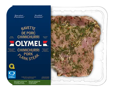 bavette de porc chimichurri