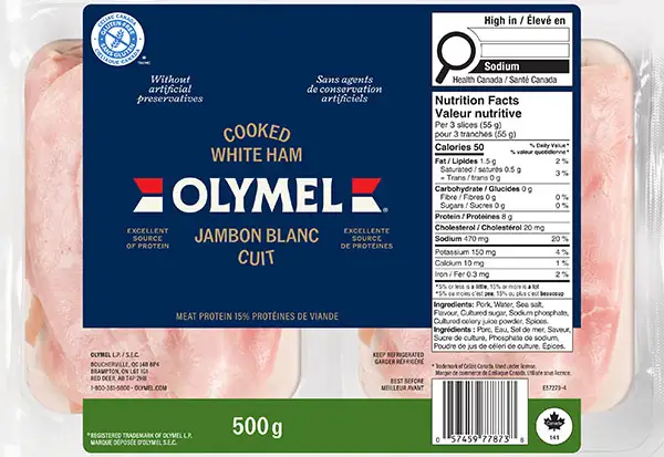 jambon blanc cuit