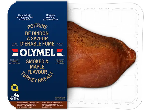 emballage 3D de la poitrine de dindon à l'érable fumé