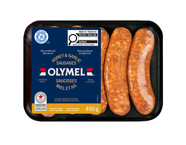 Saucisses miel et ail