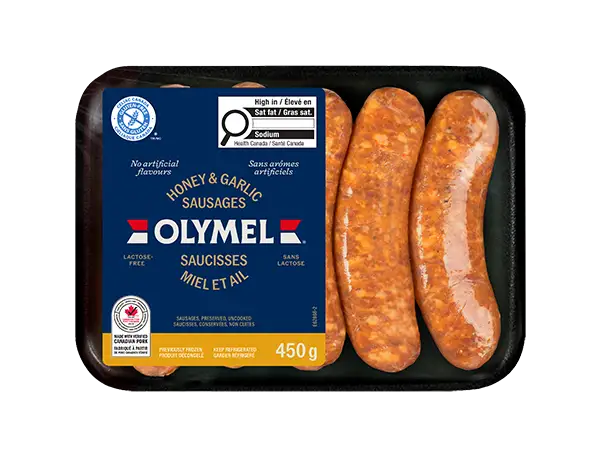 Saucisses miel et ail