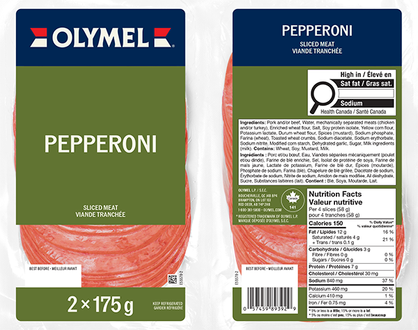 pepperoni tranché duo
