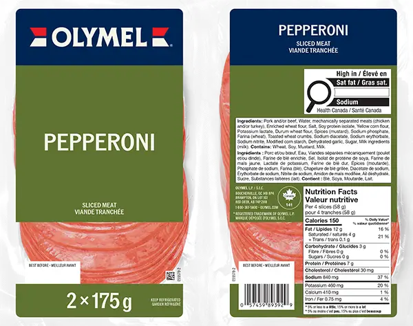 pepperoni tranché duo