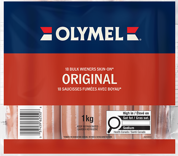 Saucisses fumées avec boyau