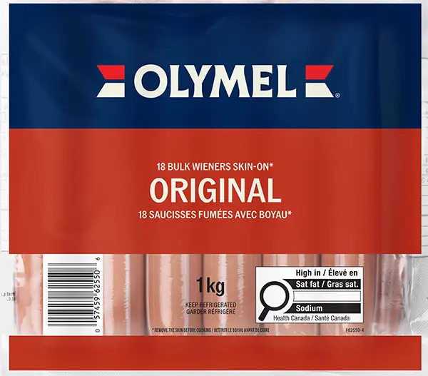 Saucisses fumées avec boyau