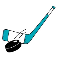Illustration hockey