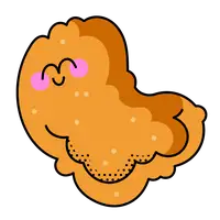 Illustration de croquette de poulet