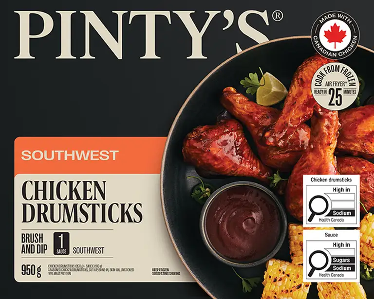 Pinty's southwest chicken drumsticks