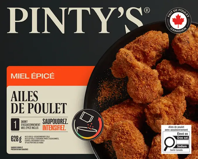 Ailes de poulet miel épicé