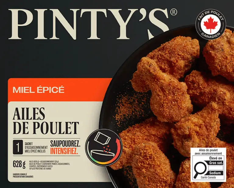 Ailes de poulet miel épicé