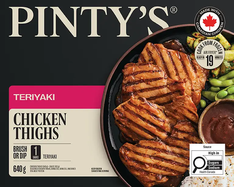 Pinty's teriyaki chicken thighs