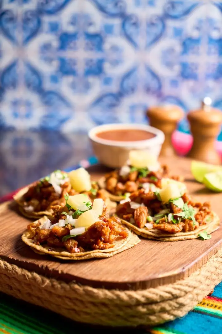 Tacos de filet de porc Al Pastor