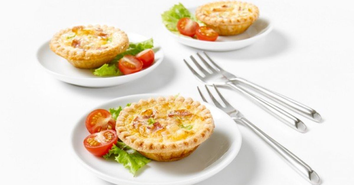 Bacon and Cheese Mini-quiches | Olymel