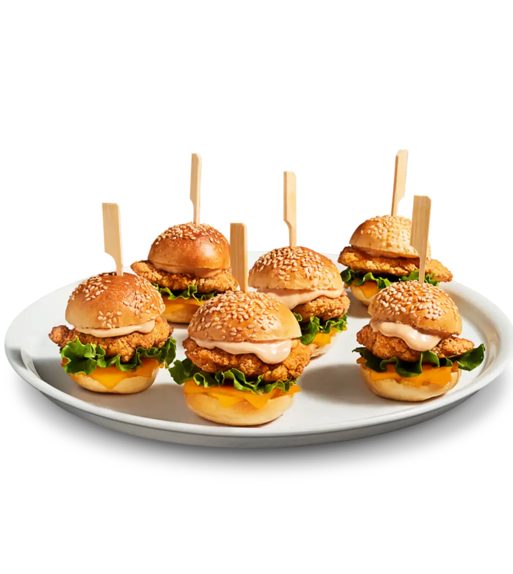 Mini burger de poulet
