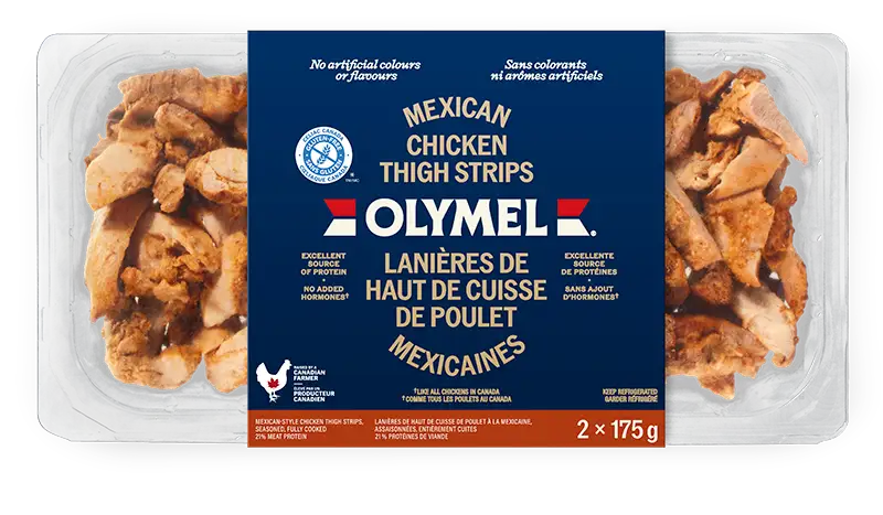 Lanières de hauts de cuisse à la mexicaine