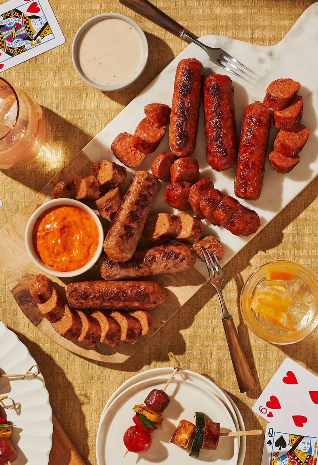 Assiette de saucisses La Fernandière assorties